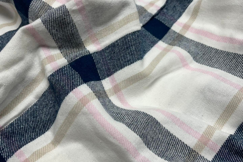 100% Organic Cotton Yarn Dyed Flannel